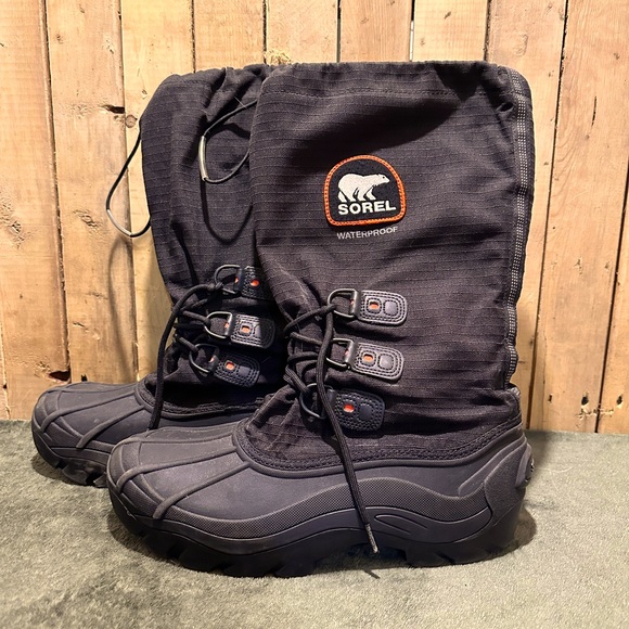 Men’s spiral waterproof winter boots - Picture 1 of 2